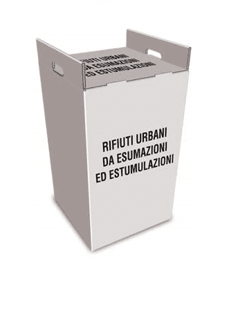 Contenitore omologato per rifiuti urbani da esumazioni ed estumulazioni