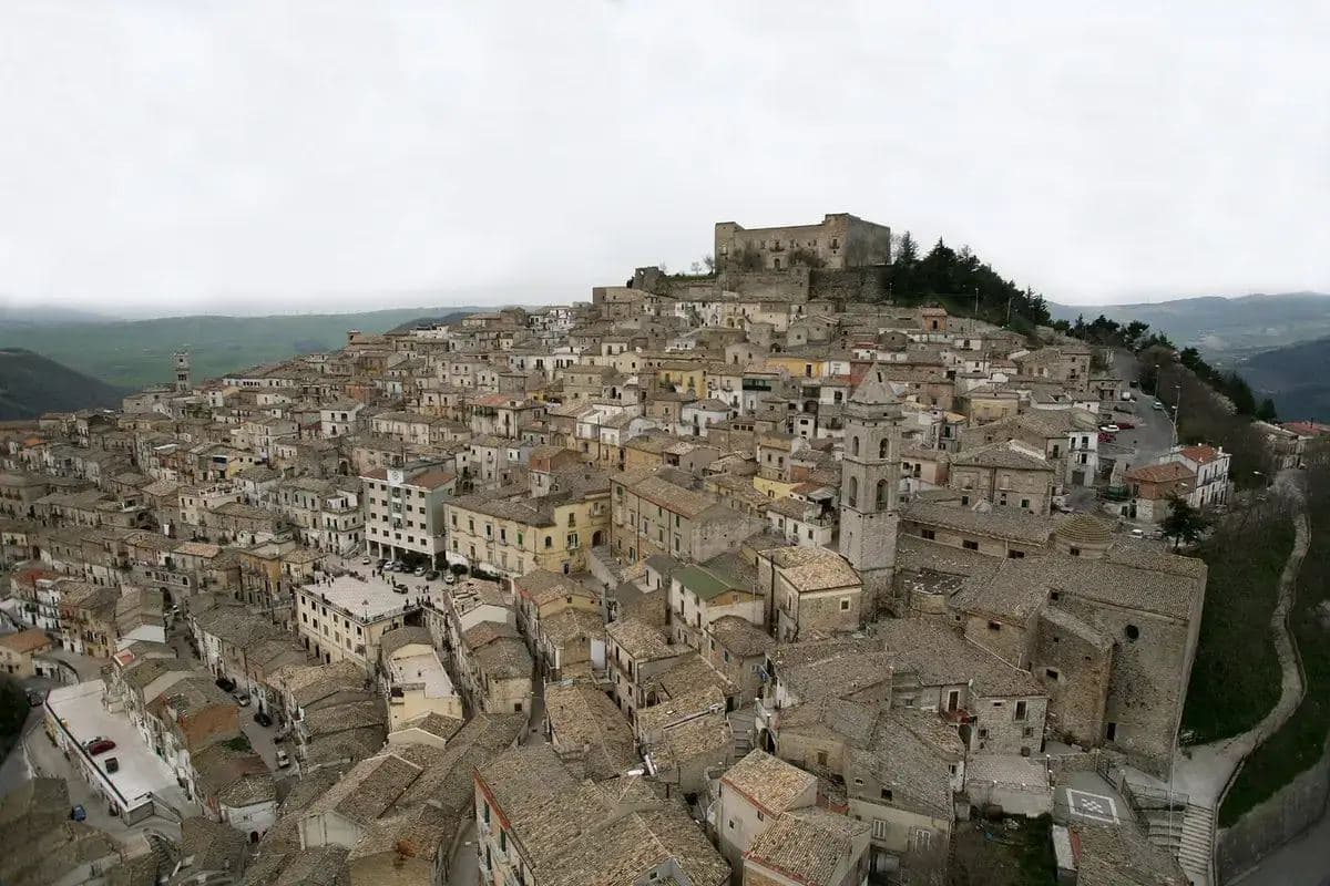 Veduta del borgo medievale di Sant'Agata di Puglia